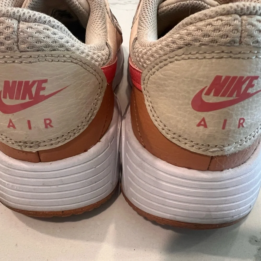 Nike Beige and Coral Athletic Shoes - Picture 2 of 3